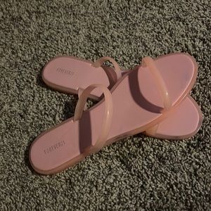 Pretty pink sandals